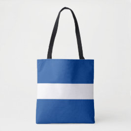 Chic Bold White Deep Ocean Blue Nautical Stripes