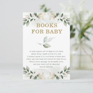 Chic Botanical Greenerenerity Gold Books for Baby  Begleitkarte