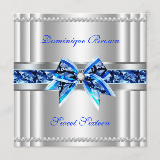 Chic Bow Silver Invasion Einladung