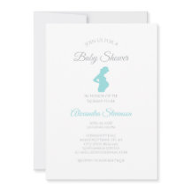 Chic Boy Baby Dusche Schwangere Frau Baby Bump