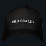 Chic Brautjungfrau Schwarz-Weiß-Hochzeit Bestickte Baseballkappe<br><div class="desc">Chic Brautmädchen Schwarz-Weiß Hochzeit bestickt Baseball Cap Verfügbar in vielen Farben und Optionen</div>