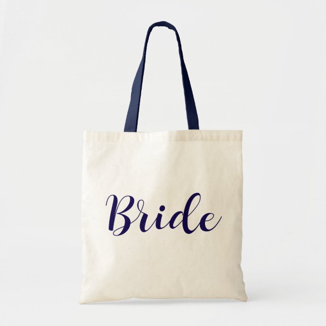 Chic Bride Tote Tasche mit kursivem Skript - Hochz (Vorne)