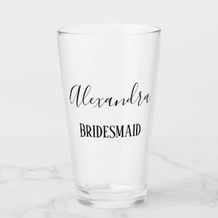 Chic Bridesmaid Glas