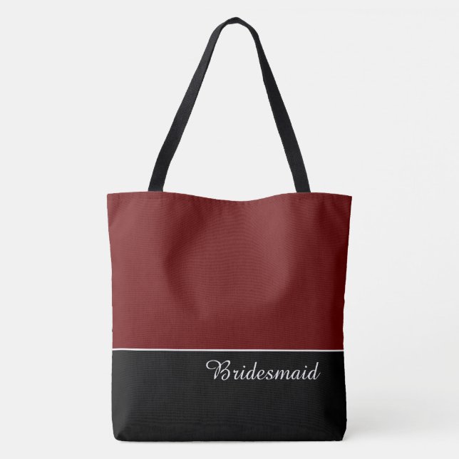 Chic Bridesmaid Tote Bag (Rückseite)