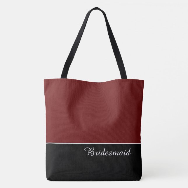 Chic Bridesmaid Tote Bag (Rückseite)