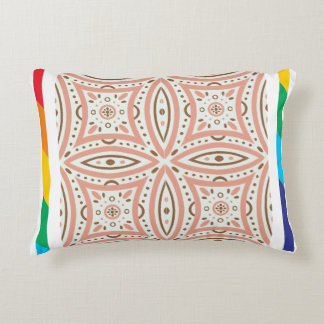 Chic Brown & Pink Muster Akzente Wohngestaltung de Dekokissen