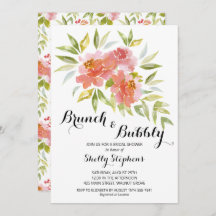 Chic Brunch und Bubbly Floral