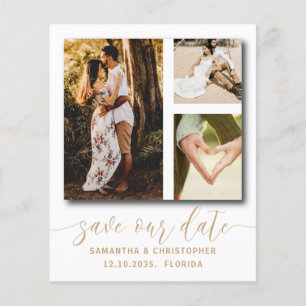 Chic Budget Foto Save Our Date Einladung