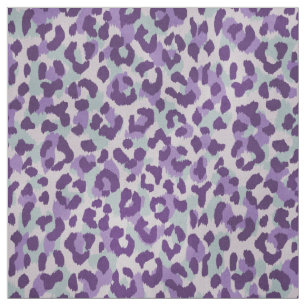 Chic bunt minze lila Cheetah Druckmuster Stoff