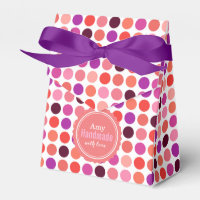 Chic bunt polka dots Muster monogramm