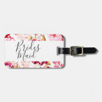 Chic Burgundy & Pink Blumengestecke Bridesmaid