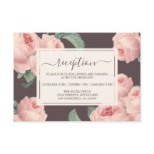 Chic Burgundy Vintag Pink Rose Blumenhochzeit