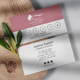 CHIC Business Rewards 6 Punch Logo PINK Treuekarte