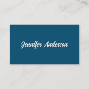 Chic Calligraphy Elegance Personalisiert Begleitkarte