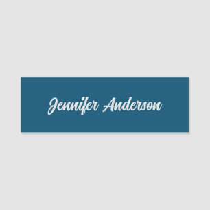 Chic Calligraphy Elegance Personalisiert Namensschild