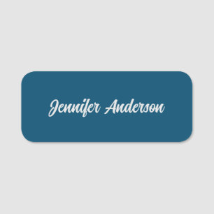 Chic Calligraphy Elegance Personalisiert Namensschild