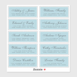 Chic Calligraphy Wedding Guest Address Labels