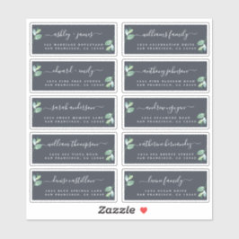 Chic Calligraphy Wedding Guest Address Labels