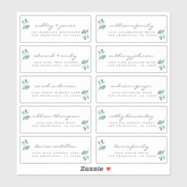 Chic Calligraphy Wedding Guest Address Labels