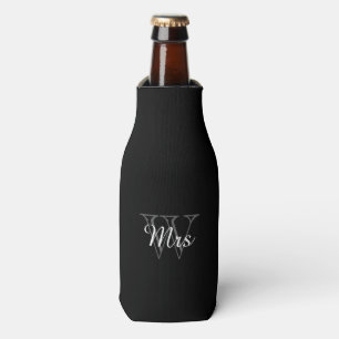 CHIC CAN COOLER_"Mrs." MONOGRAM Flaschenkühler