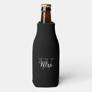 CHIC CAN COOLER_"Mrs." MONOGRAM Flaschenkühler