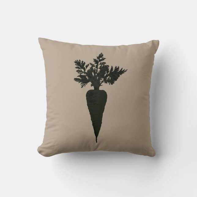 Chic Carrot Color Block | Akzentkissen Kissen (Vorderseite)