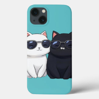 Chic Cat Duo Case-Mate iPhone Hülle