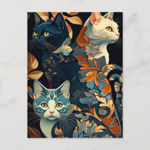 Chic Cat Postkarte