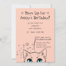 Chic Cat-Themed Geburtstagsfeier