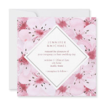 Chic Cherry Blossoms Hochzeit