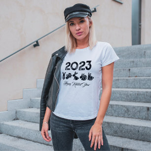 Chic Chinesisch Neujahr Montag Neujahr des Kaninch T-Shirt