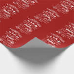Chic Christmas Express Special Delivery Monogram Geschenkpapier<br><div class="desc">Einzigartige und elegante Weihnachts-Express-Sonderversand Rentier Express von Santa bis...  Es ist ein wunderschönes Design,  Typografie,  Santa mit Schlitten und Rentiers,  Briefmarke Postaussehen,  "Picked and Delivered by Santa",  "North Pole Air Delivery". Verwenden Sie das Tool Anpassen,  um Ihren Namen hinzuzufügen. Für weitere Informationen besuchen Sie bitte die Weihnachtsquotes-Sammlung.</div>