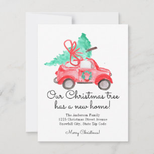 Chic Christmas Tree New Zuhause Car Fun Script Mov Ankündigung