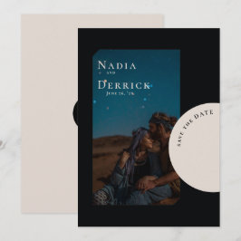 CHIC CIRCLE WEDING SAVE THE DATE