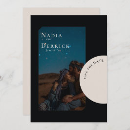 CHIC CIRCLE WEDING SAVE THE DATE