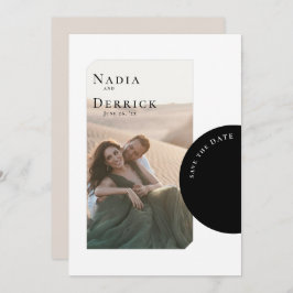 CHIC CIRCLE WEDING SAVE THE DATE