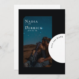 CHIC CIRCLE WEDING SAVE THE DATE