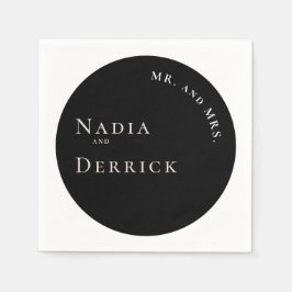 CHIC CIRCLE WEDING SERVIETTE