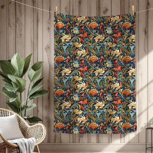 Chic Classic Arts & Crafts Iconic Morris Inspirier Fleecedecke