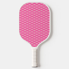 Chic Colorful Bright Candy Pink gepolstertes Art-M Pickleball Schläger