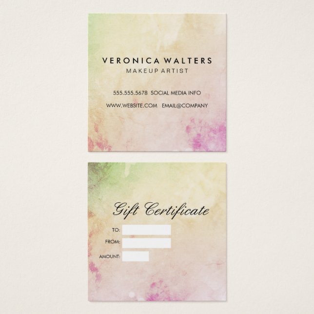 Chic Colorful Grunge (Vorne & Hinten)