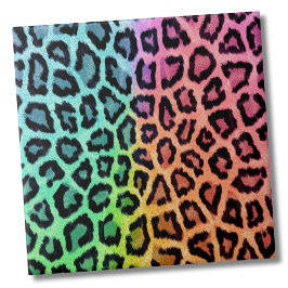 Chic Colorful Leopard Muster Fliese