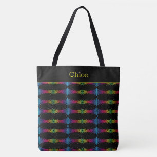 Chic Colors Mit Monogramm Tote Bag