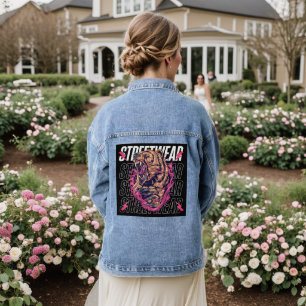 "Chic & Comfortable: Custom Women's Jean Jacket" Jeansjacke
