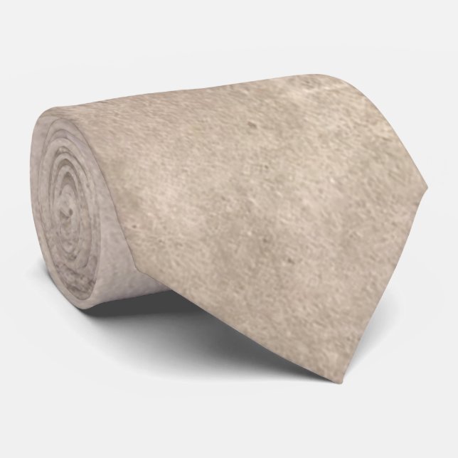 Chic Concrete Neutral Neck Tie Krawatte (Gerollt)