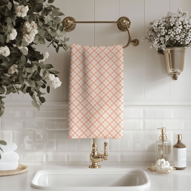 Chic Coral Grey Towels Stylish Bath Upgrade Badhandtuch Set (Chic Coral Grey Towels Stylish Bath Upgrade)