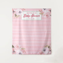 Chic Coral Pink Floral Fotografie Hintergrund