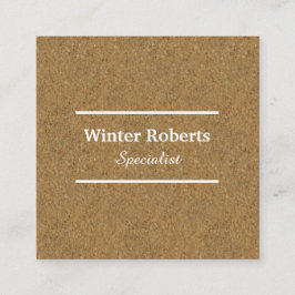 Chic Cork Holz Terminkarte