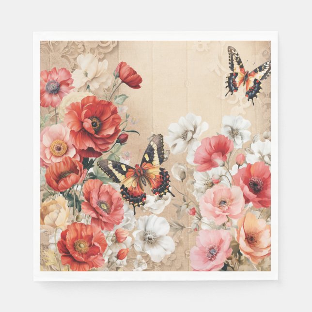 Chic Country Party Napkin Serviette (Vorderseite)