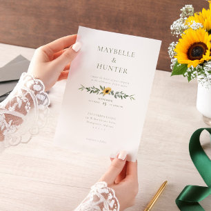 Chic Country Watercolor Blumenblumen Hochzeit